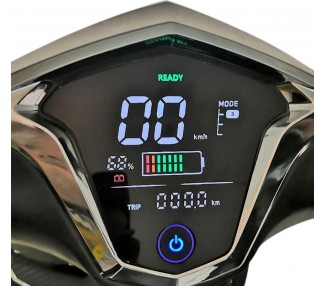 »HAWK 2.0«  Elektroroller 45 km/h  3000 Watt 72V - Mattschwarz