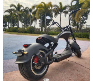 »E-Chopper X9 Plus« 30Ah, 45 km/h, 3000 Watt | Matt-Schwarz