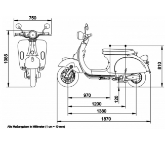 Elektroroller CLASSICO High Speed 90 km/h