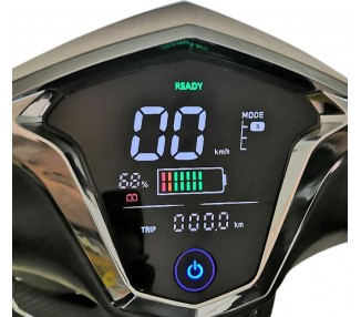 »HAWK 2.0«  Elektroroller 45 km/h  3000 Watt 72V - Mattschwarz