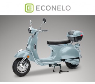 Classic E-Moped light blue / grau