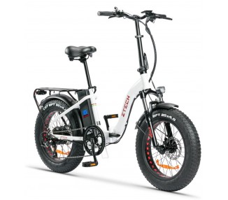 »Fatbike Elektro-Klapprad« mit Lithium-Akku | Neu mit Gepäckträger