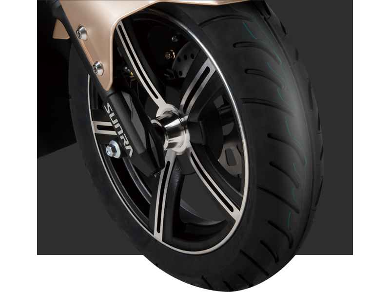 »HAWK 2.0«  Elektroroller 45 km/h  3000 Watt 72V - Mattschwarz
